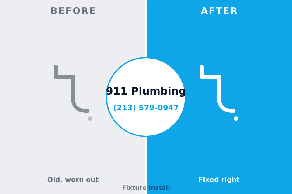 Before and after: plumbing repair Colorado Springs, CO